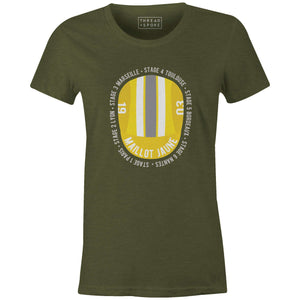 Maillot Jaune Cap Women'sThread+Spoke - THREAD+SPOKE | MTB APPAREL | ROAD BIKING T-SHIRTS | BICYCLE T SHIRTS |