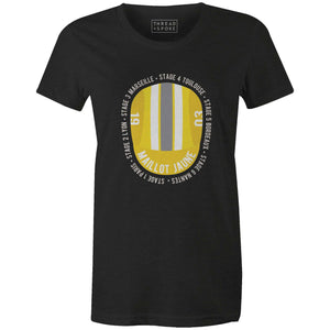 Maillot Jaune Cap Women'sThread+Spoke - THREAD+SPOKE | MTB APPAREL | ROAD BIKING T-SHIRTS | BICYCLE T SHIRTS |