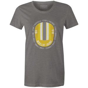 Maillot Jaune Cap Women'sThread+Spoke - THREAD+SPOKE | MTB APPAREL | ROAD BIKING T-SHIRTS | BICYCLE T SHIRTS |