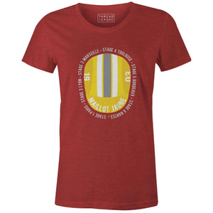 Maillot Jaune Cap Women'sThread+Spoke - THREAD+SPOKE | MTB APPAREL | ROAD BIKING T-SHIRTS | BICYCLE T SHIRTS |