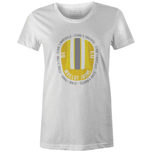 Maillot Jaune Cap Women'sThread+Spoke - THREAD+SPOKE | MTB APPAREL | ROAD BIKING T-SHIRTS | BICYCLE T SHIRTS |