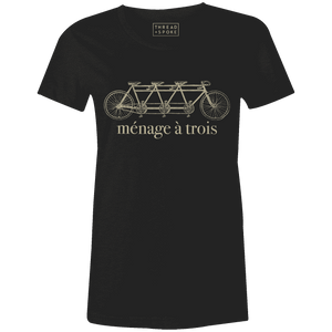 Ménage á Trois Women'sThread+Spoke - THREAD+SPOKE | MTB APPAREL | ROAD BIKING T-SHIRTS | BICYCLE T SHIRTS |