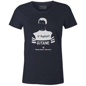 Monsieur Chrono Women'sBICI - THREAD+SPOKE | MTB APPAREL | ROAD BIKING T-SHIRTS | BICYCLE T SHIRTS |