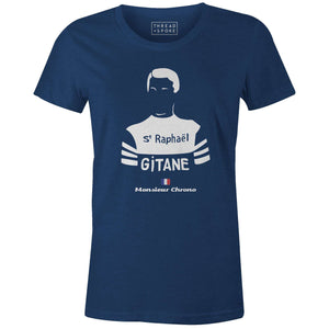 Monsieur Chrono Women'sBICI - THREAD+SPOKE | MTB APPAREL | ROAD BIKING T-SHIRTS | BICYCLE T SHIRTS |