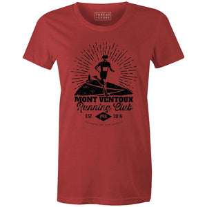 Mont Ventoux Running Club Women'sThread+Spoke - THREAD+SPOKE | MTB APPAREL | ROAD BIKING T-SHIRTS | BICYCLE T SHIRTS |