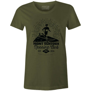 Mont Ventoux Running Club Women'sThread+Spoke - THREAD+SPOKE | MTB APPAREL | ROAD BIKING T-SHIRTS | BICYCLE T SHIRTS |