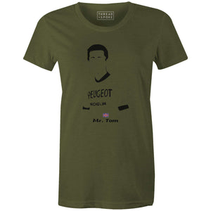 Mr. Tom Women'sBICI - THREAD+SPOKE | MTB APPAREL | ROAD BIKING T-SHIRTS | BICYCLE T SHIRTS |