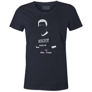 Mr. Tom Women'sBICI - THREAD+SPOKE | MTB APPAREL | ROAD BIKING T-SHIRTS | BICYCLE T SHIRTS |