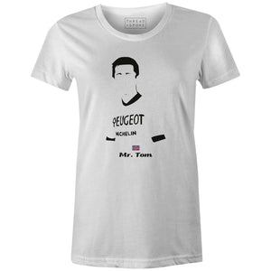 Mr. Tom Women'sBICI - THREAD+SPOKE | MTB APPAREL | ROAD BIKING T-SHIRTS | BICYCLE T SHIRTS |