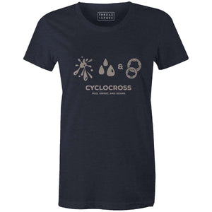 Mud Sweat and Gears Women'sThread+Spoke - THREAD+SPOKE | MTB APPAREL | ROAD BIKING T-SHIRTS | BICYCLE T SHIRTS |
