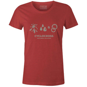 Mud Sweat and Gears Women'sThread+Spoke - THREAD+SPOKE | MTB APPAREL | ROAD BIKING T-SHIRTS | BICYCLE T SHIRTS |