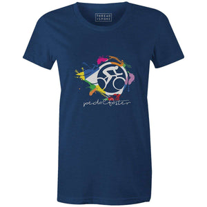 Pedal Faster Women'sZac Payne - THREAD+SPOKE | MTB APPAREL | ROAD BIKING T-SHIRTS | BICYCLE T SHIRTS |