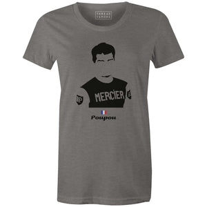 Poupou Women'sBICI - THREAD+SPOKE | MTB APPAREL | ROAD BIKING T-SHIRTS | BICYCLE T SHIRTS |