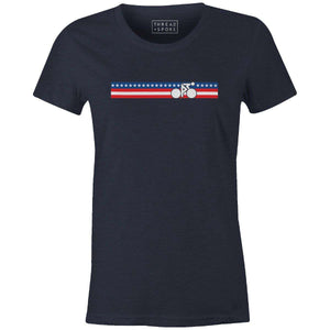 Rainbow Biker USA Women'sThread+Spoke - THREAD+SPOKE | MTB APPAREL | ROAD BIKING T-SHIRTS | BICYCLE T SHIRTS |