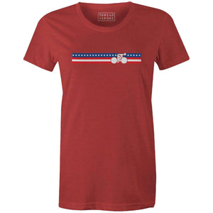 Rainbow Biker USA Women'sThread+Spoke - THREAD+SPOKE | MTB APPAREL | ROAD BIKING T-SHIRTS | BICYCLE T SHIRTS |