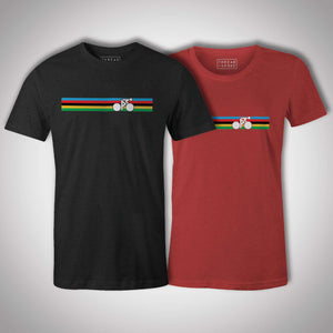 Rainbow Biker World Champ Women'sThread+Spoke - THREAD+SPOKE | MTB APPAREL | ROAD BIKING T-SHIRTS | BICYCLE T SHIRTS |