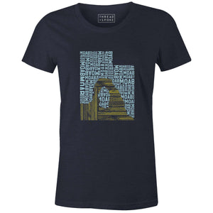 Ride Moab Women'sJordon Mazziotti - THREAD+SPOKE | MTB APPAREL | ROAD BIKING T-SHIRTS | BICYCLE T SHIRTS |