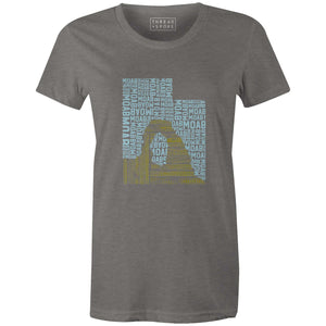 Ride Moab Women'sJordon Mazziotti - THREAD+SPOKE | MTB APPAREL | ROAD BIKING T-SHIRTS | BICYCLE T SHIRTS |