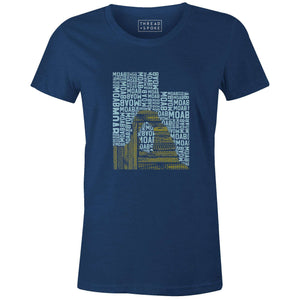 Ride Moab Women'sJordon Mazziotti - THREAD+SPOKE | MTB APPAREL | ROAD BIKING T-SHIRTS | BICYCLE T SHIRTS |