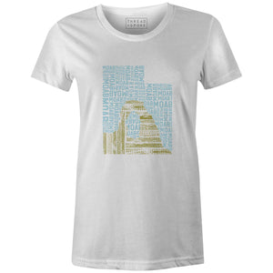 Ride Moab Women'sJordon Mazziotti - THREAD+SPOKE | MTB APPAREL | ROAD BIKING T-SHIRTS | BICYCLE T SHIRTS |