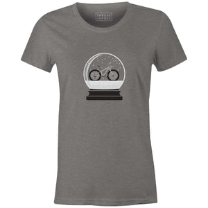 Snow Globe Tee Women'sThread+Spoke - THREAD+SPOKE | MTB APPAREL | ROAD BIKING T-SHIRTS | BICYCLE T SHIRTS |