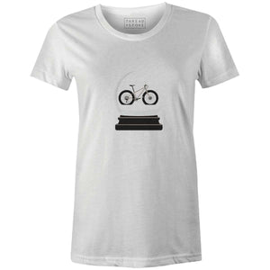 Snow Globe Tee Women'sThread+Spoke - THREAD+SPOKE | MTB APPAREL | ROAD BIKING T-SHIRTS | BICYCLE T SHIRTS |