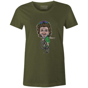 Terminator Green Women'sThread+Spoke - THREAD+SPOKE | MTB APPAREL | ROAD BIKING T-SHIRTS | BICYCLE T SHIRTS |