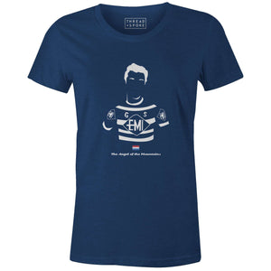 The Angel of the Mountains Women'sBICI - THREAD+SPOKE | MTB APPAREL | ROAD BIKING T-SHIRTS | BICYCLE T SHIRTS |