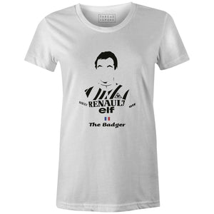 The Badger Women'sBICI - THREAD+SPOKE | MTB APPAREL | ROAD BIKING T-SHIRTS | BICYCLE T SHIRTS |