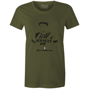 The Professor Women'sBICI - THREAD+SPOKE | MTB APPAREL | ROAD BIKING T-SHIRTS | BICYCLE T SHIRTS |