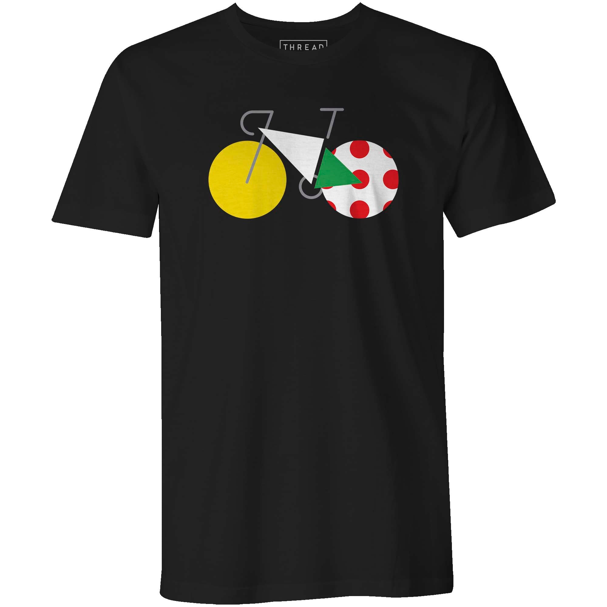 The Abstract TourReigedesign - THREAD+SPOKE | MTB APPAREL | ROAD BIKING T-SHIRTS | BICYCLE T SHIRTS |