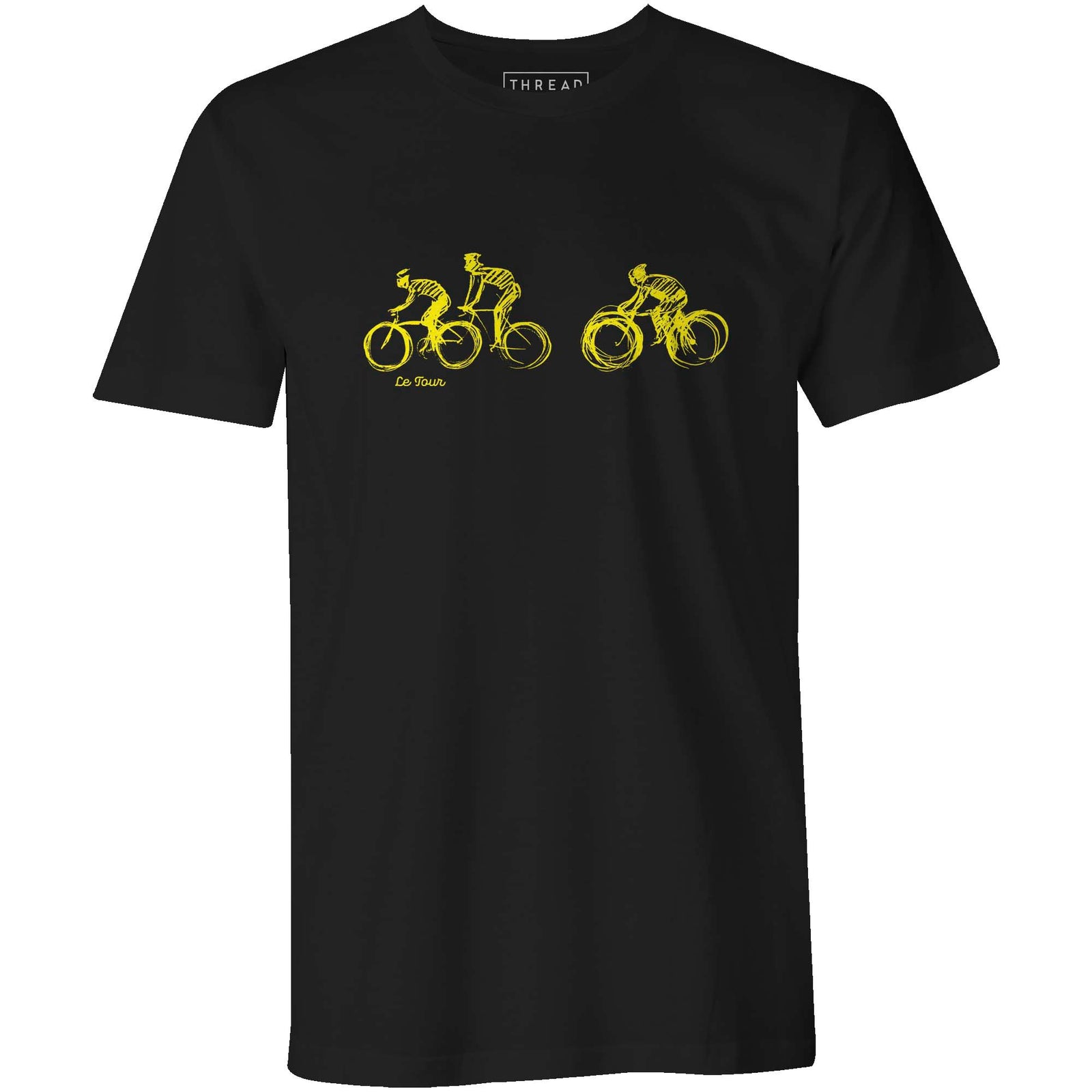 Le Tour SketchThread+Spoke - THREAD+SPOKE | MTB APPAREL | ROAD BIKING T-SHIRTS | BICYCLE T SHIRTS |