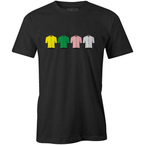 The Four JerseysThread+Spoke - THREAD+SPOKE | MTB APPAREL | ROAD BIKING T-SHIRTS | BICYCLE T SHIRTS |