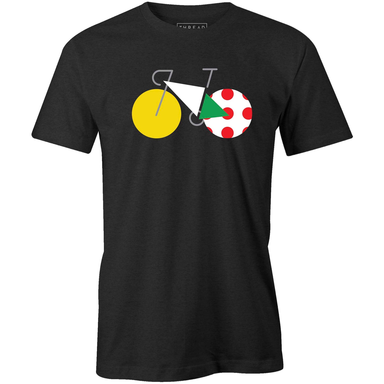 The Abstract TourReigedesign - THREAD+SPOKE | MTB APPAREL | ROAD BIKING T-SHIRTS | BICYCLE T SHIRTS |