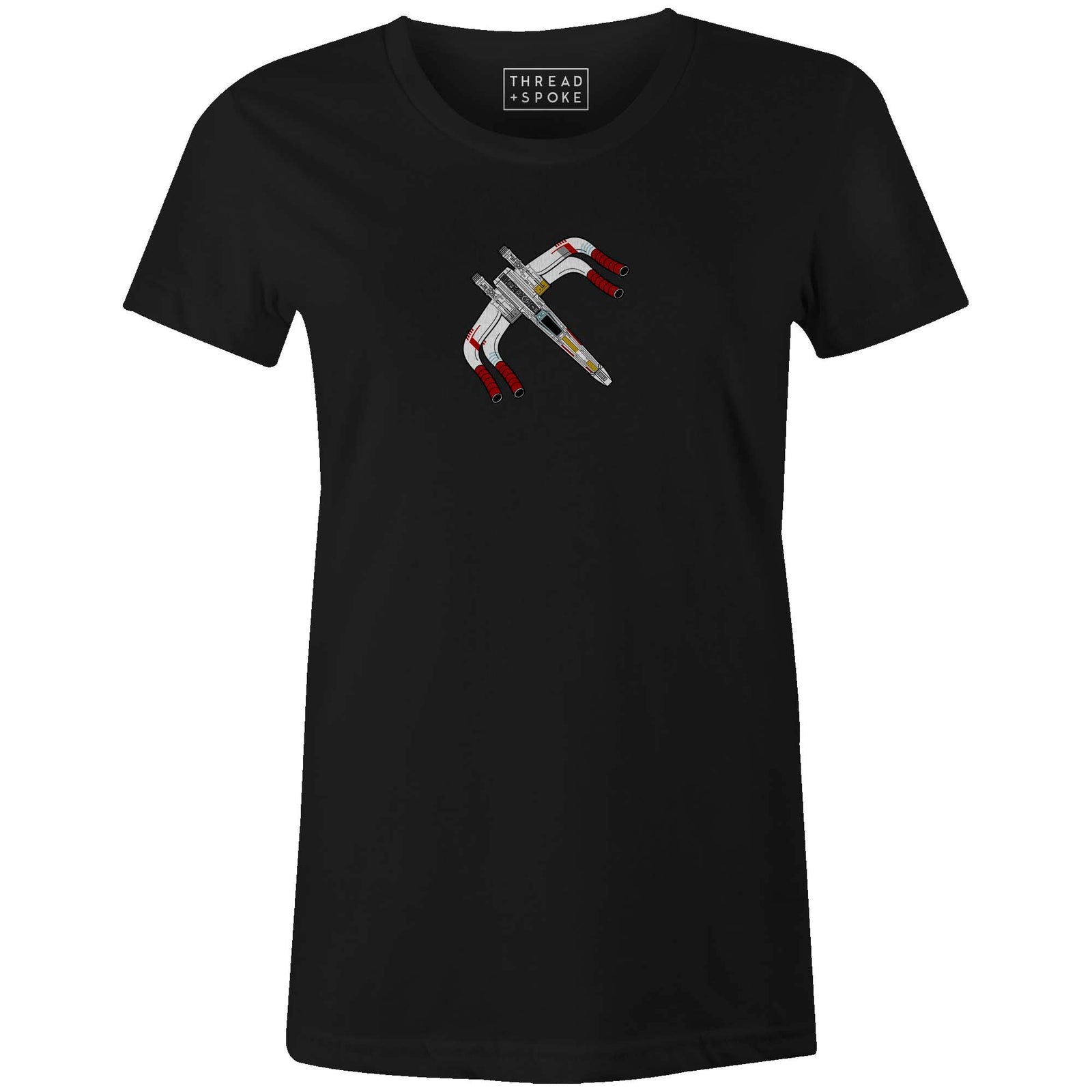 X-Bars Women'sThread+Spoke - THREAD+SPOKE | MTB APPAREL | ROAD BIKING T-SHIRTS | BICYCLE T SHIRTS |