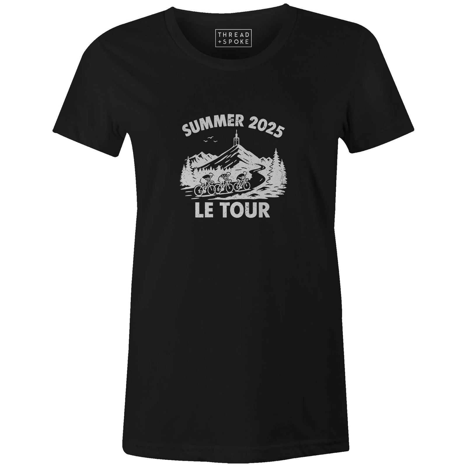 Le Tour Summer Camp Women'sThread+Spoke - THREAD+SPOKE | MTB APPAREL | ROAD BIKING T-SHIRTS | BICYCLE T SHIRTS |
