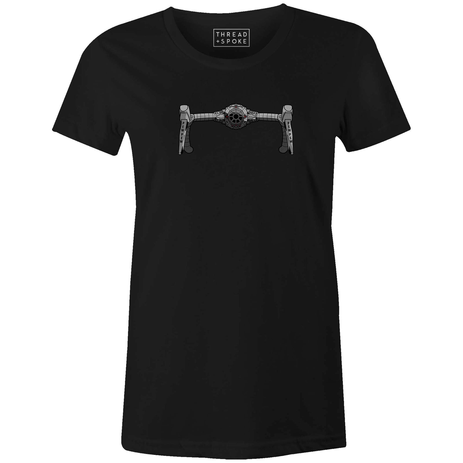 Titanium Fighter Women'sThread+Spoke - THREAD+SPOKE | MTB APPAREL | ROAD BIKING T-SHIRTS | BICYCLE T SHIRTS |
