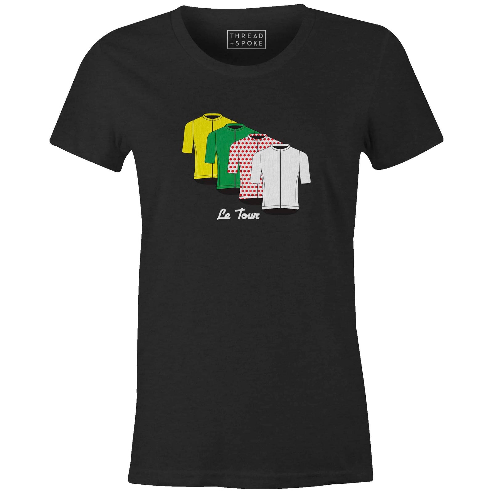 Le Tour Jersey Women'sThread+Spoke - THREAD+SPOKE | MTB APPAREL | ROAD BIKING T-SHIRTS | BICYCLE T SHIRTS |