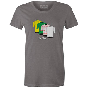 Le Tour Jersey Women'sThread+Spoke - THREAD+SPOKE | MTB APPAREL | ROAD BIKING T-SHIRTS | BICYCLE T SHIRTS |