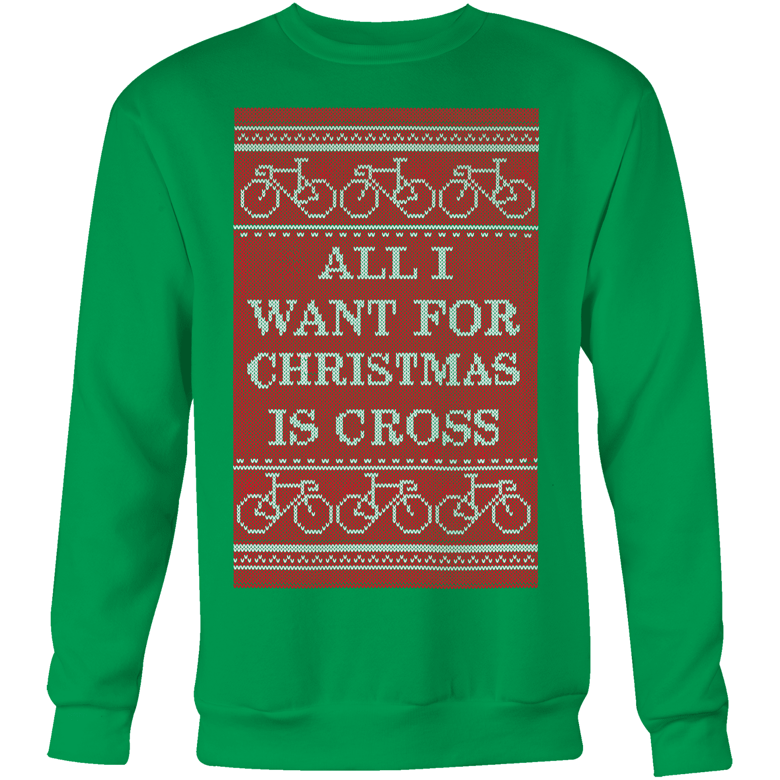 All I Want Is Cross SweaterThread+Spoke - THREAD+SPOKE | MTB APPAREL | ROAD BIKING T-SHIRTS | BICYCLE T SHIRTS |