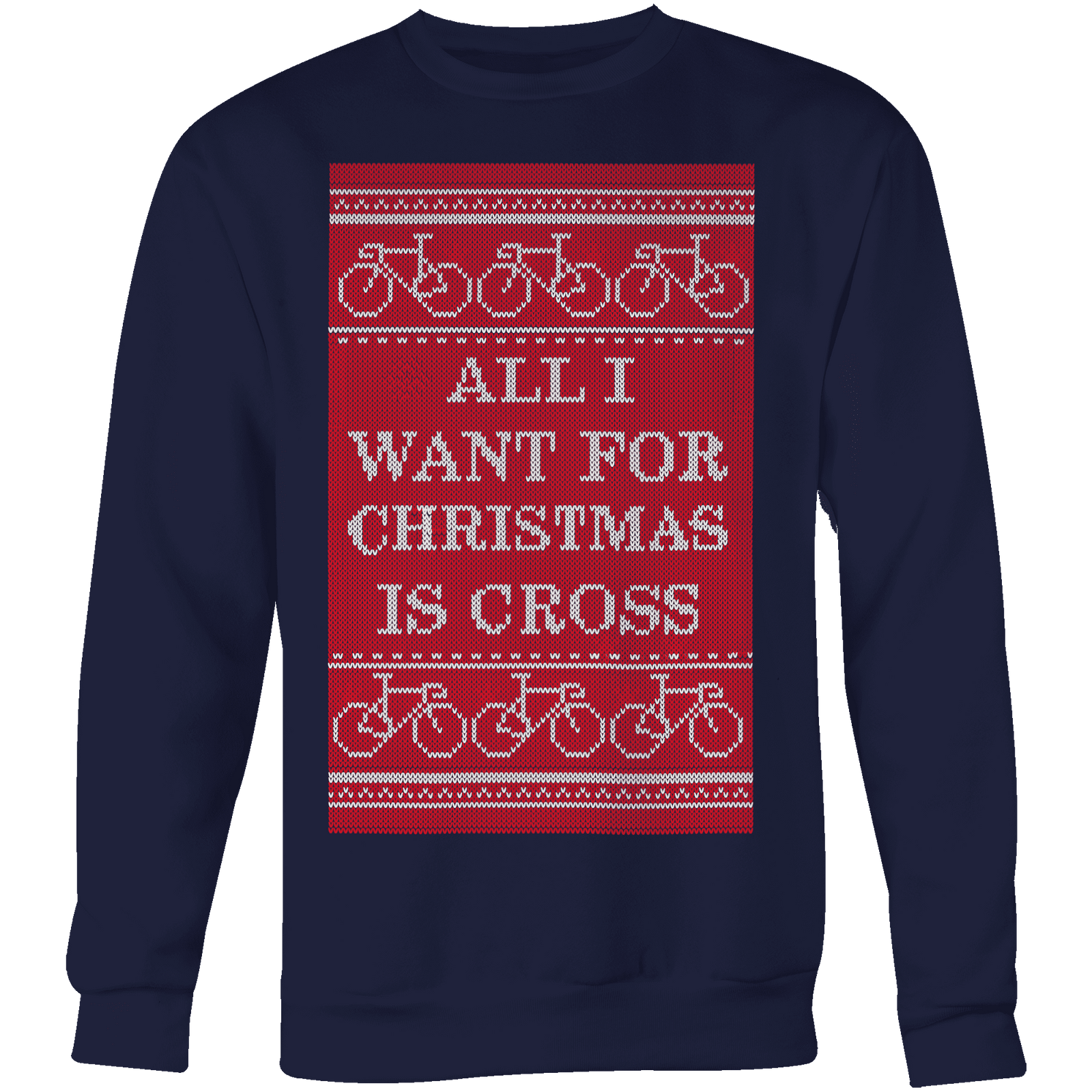 All I Want Is Cross SweaterThread+Spoke - THREAD+SPOKE | MTB APPAREL | ROAD BIKING T-SHIRTS | BICYCLE T SHIRTS |