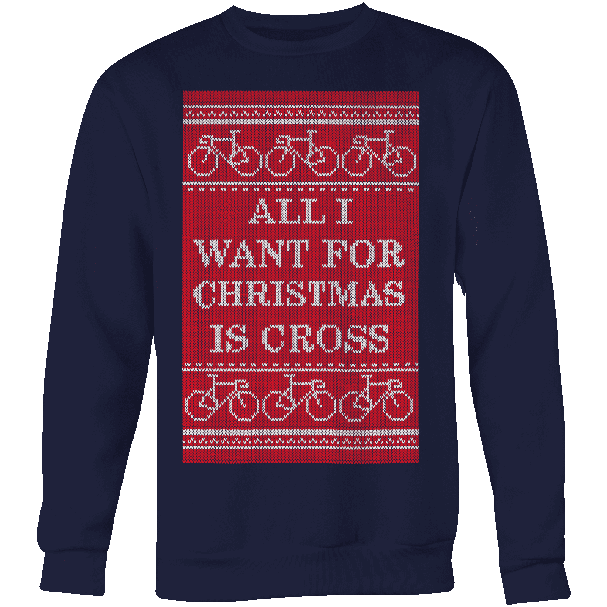 All I Want Is Cross SweaterThread+Spoke - THREAD+SPOKE | MTB APPAREL | ROAD BIKING T-SHIRTS | BICYCLE T SHIRTS |