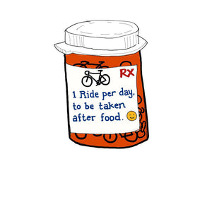 Biking Pills Women'sA Quiet Bird - THREAD+SPOKE | MTB APPAREL | ROAD BIKING T-SHIRTS | BICYCLE T SHIRTS |