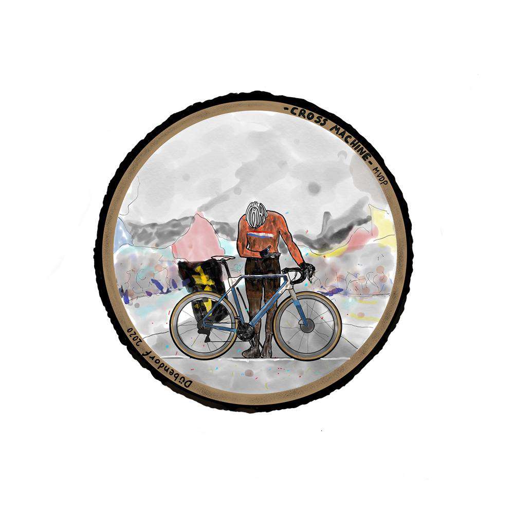 Cross MachineLucas Lajoie - THREAD+SPOKE | MTB APPAREL | ROAD BIKING T-SHIRTS | BICYCLE T SHIRTS |