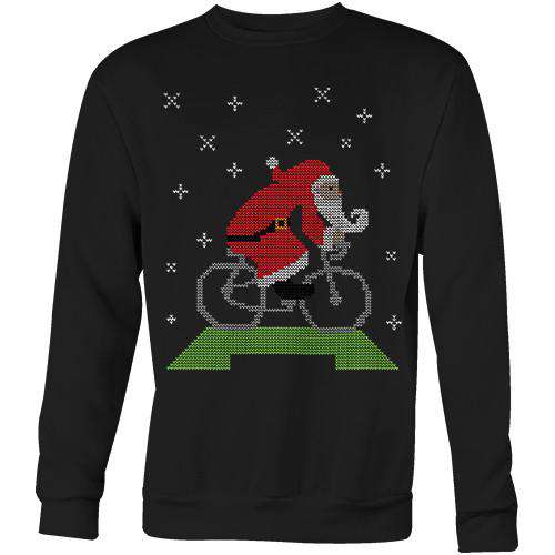 Cycling Santa SweaterBICI - THREAD+SPOKE | MTB APPAREL | ROAD BIKING T-SHIRTS | BICYCLE T SHIRTS |