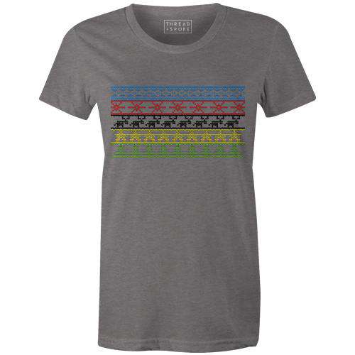 Ugly Rainbow Jersey Women'sBICI - THREAD+SPOKE | MTB APPAREL | ROAD BIKING T-SHIRTS | BICYCLE T SHIRTS |