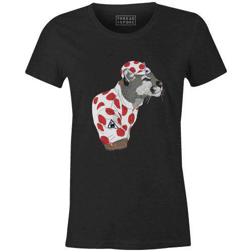 iBike Mountain Lion Women'sBICI - THREAD+SPOKE | MTB APPAREL | ROAD BIKING T-SHIRTS | BICYCLE T SHIRTS |