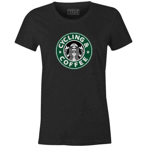 Coffee & Cycling Women'sBoggs Nicolas - THREAD+SPOKE | MTB APPAREL | ROAD BIKING T-SHIRTS | BICYCLE T SHIRTS |