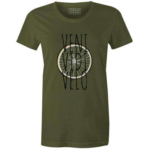 Veni Vidi Velo Women'sSiegeworks - THREAD+SPOKE | MTB APPAREL | ROAD BIKING T-SHIRTS | BICYCLE T SHIRTS |