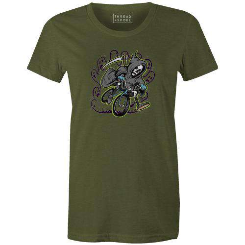 Grim Ripper Women'sDustin Fritz - THREAD+SPOKE | MTB APPAREL | ROAD BIKING T-SHIRTS | BICYCLE T SHIRTS |